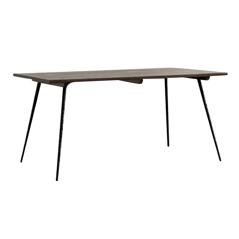 1/5/6 PCS Ensemble de restauration industrielle en bois avec table de dinet de table rectangle avec chaise et banc