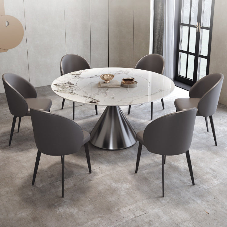 Contemporary 1/4/5/7 Pieces Dining Set Round Dining Room Table Set