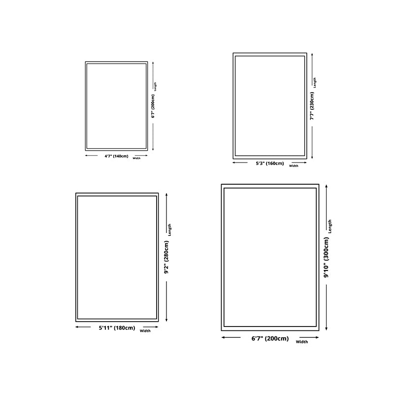 Beige moderner Teppich Polyester Muster Innenblatt Teppich Resistent Teppich für Wohnzimmer