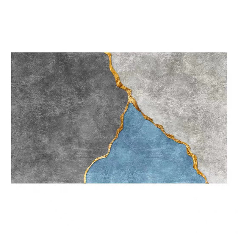 Weißer moderner Teppich Polyester Line Teppich Waschbar Teppich für Wohnzimmer