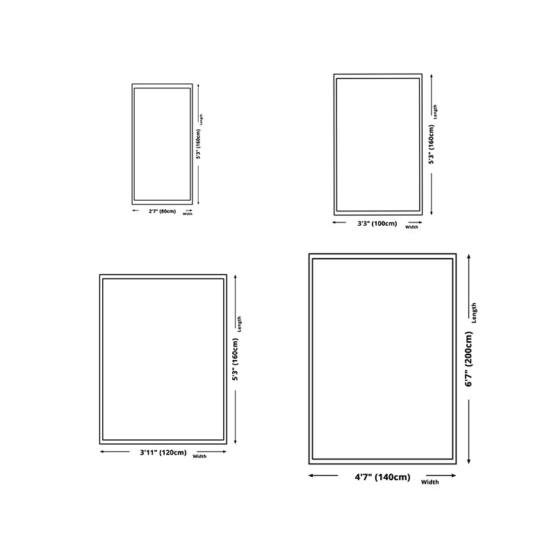Grauer moderner Teppich Polyester Kontrast Farbe Teppich Waschbar für die Heimdekoration
