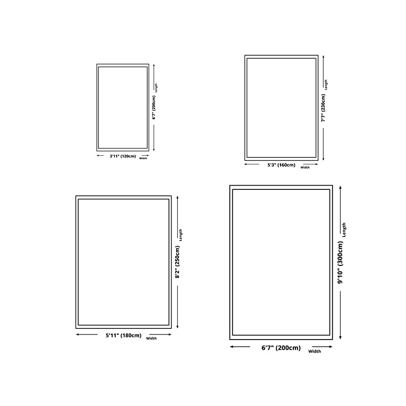 Grauer moderner Teppich Polyester Kontrast Farbe Teppich Waschbar für die Heimdekoration