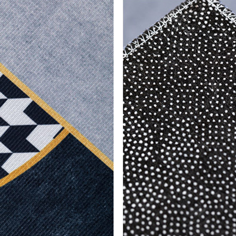 Grün moderner Teppichpolyesterblätter Teppich Fleckenfestem Teppich für den Salon