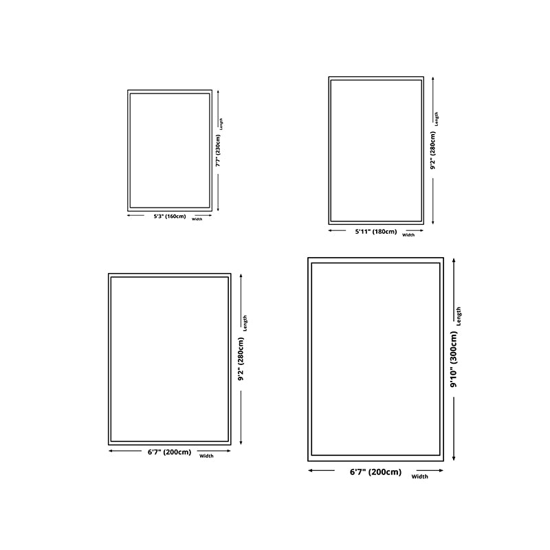 Orange nordischer Teppich Polyester Kontrast Farbe Teppichwaschmaschine für Salon