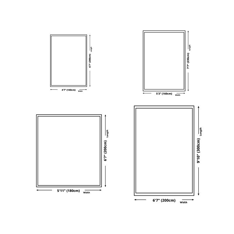 Brown Stone Pattern Carpet Polyester Simple Carpet Washable Carpet for Home Decor