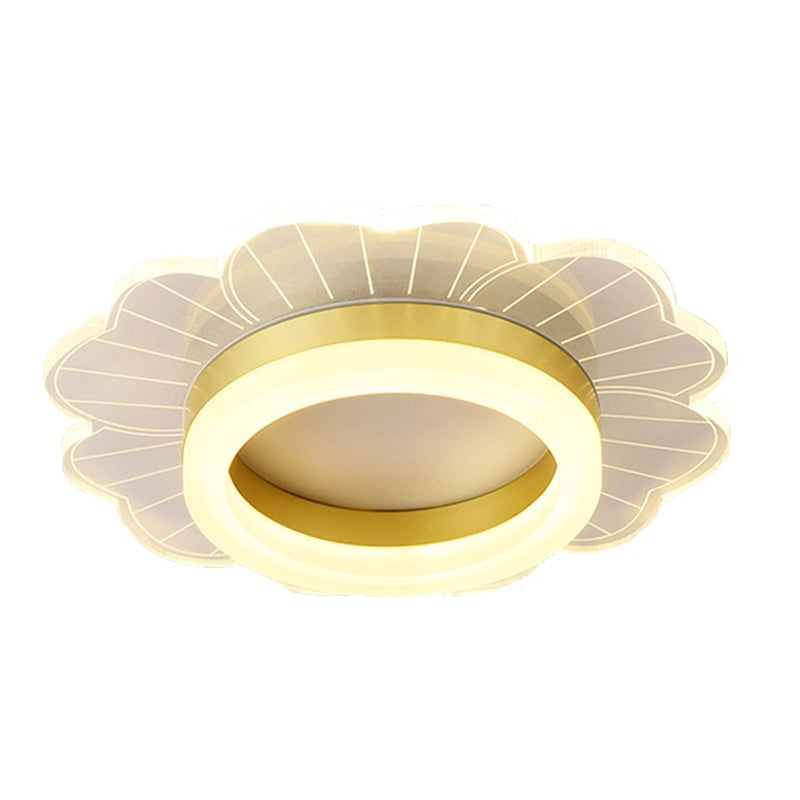LED Flush Mount Ceiling Lighting Fixture Modern Styles Ceiling Light with Acrylic Shade