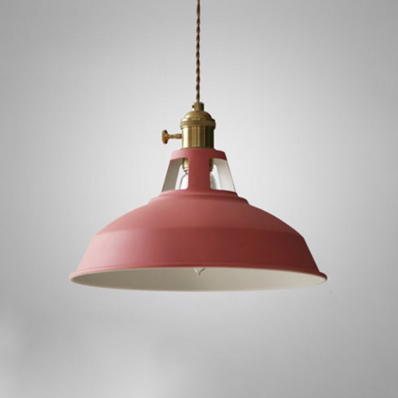 Industrial Hanging Light Colorful Metal Pendant Lighting Fixture for Living Room