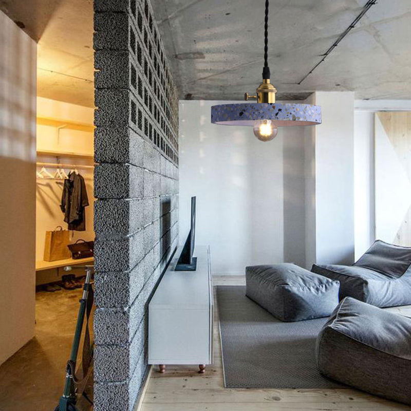 Terrazzo Hanging Light Modern Style Pendant Lighting Ayémorrat pour le salon