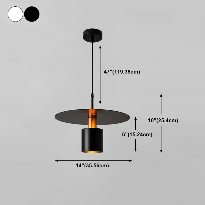 Metal Hanging Light Contemporary LED Pendant Light for Dining Room Sitting Room