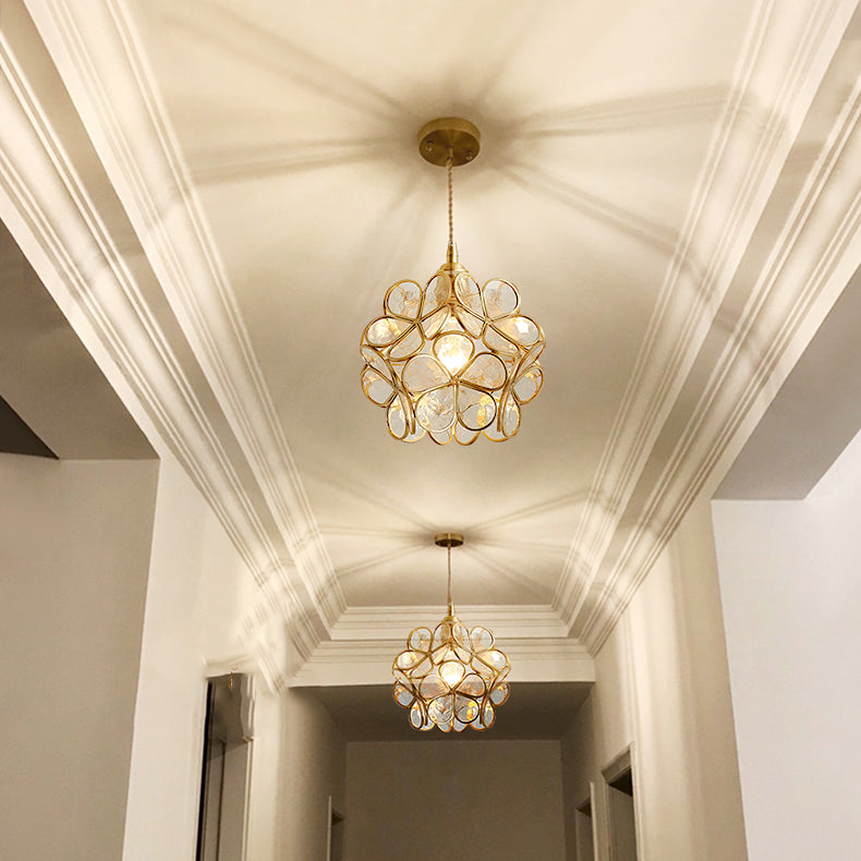 LED contemporain suspendu aux fleurs en forme de fleur