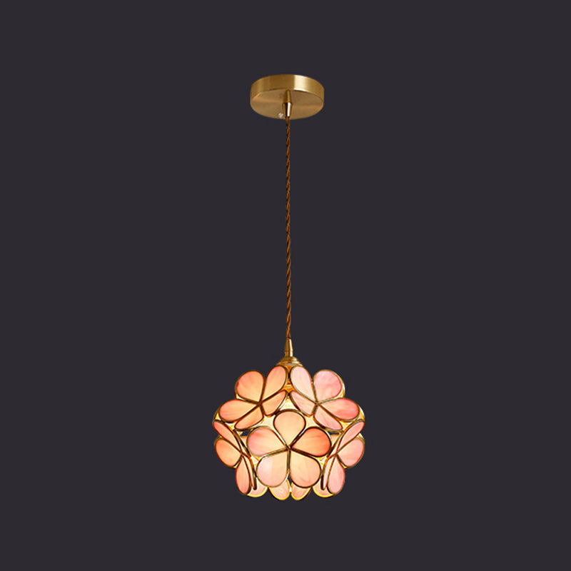 LED contemporain suspendu aux fleurs en forme de fleur