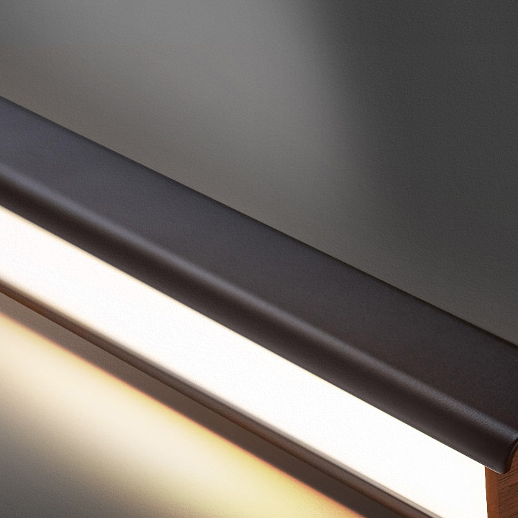 1-leichte LED-Inselleuchte einfache Stil Lineare Hanglampe mit Acrylschatten