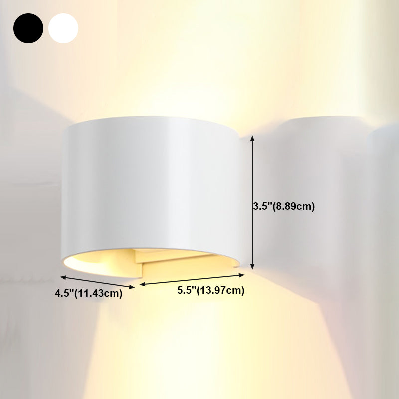 Contemporary Metal Wall Sconce Led Multi Light Wall-washer Light for Outdoor