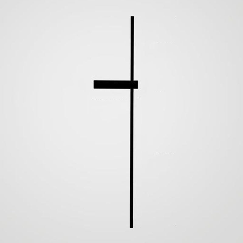 Moderne Wandleuchte minimalistische gerade LED -Wandleuchten mit Aluminium für Schlafzimmer