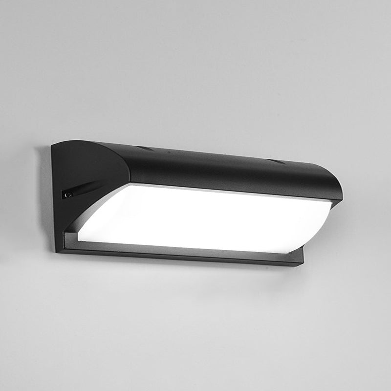 Moderne Aluminiumwandleuchte wasserdichte geometrische LED -Wandwaschmaschine für draußen