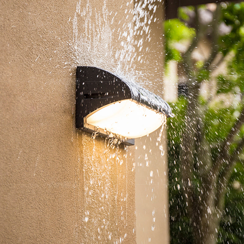 Moderne Aluminiumwandleuchte wasserdichte geometrische LED -Wandwaschmaschine für draußen