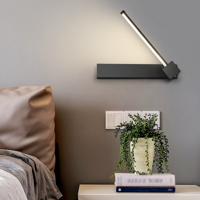 Moderne Metallwandleuchte Form rotatierbarer LED -Wandleuchten für Schlafzimmer
