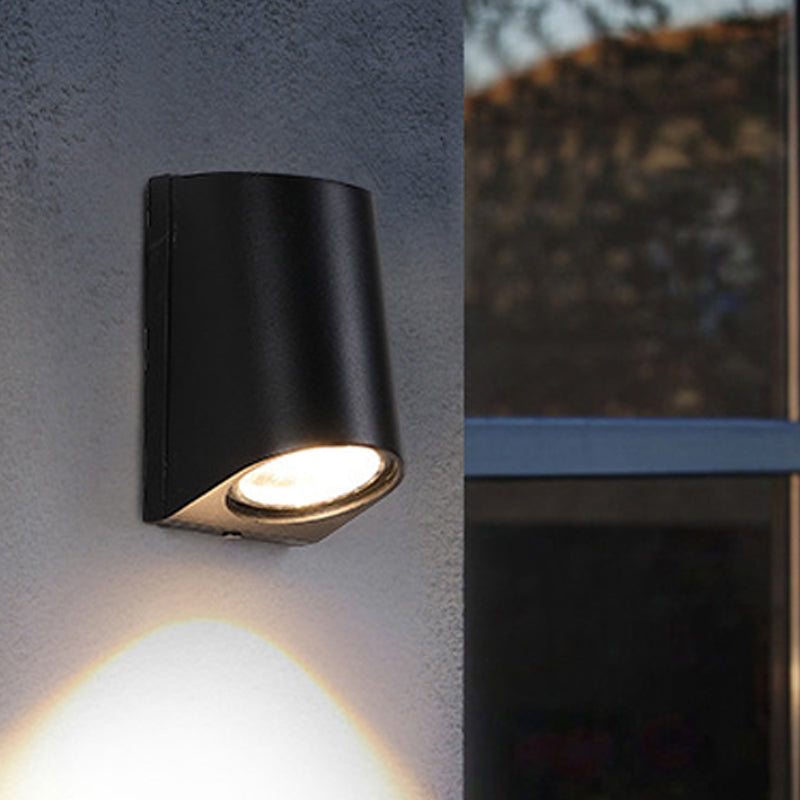 Moderne Aluminium -Wandleuchte geometrische 1 Lichtwandwaschung für Schlafzimmer