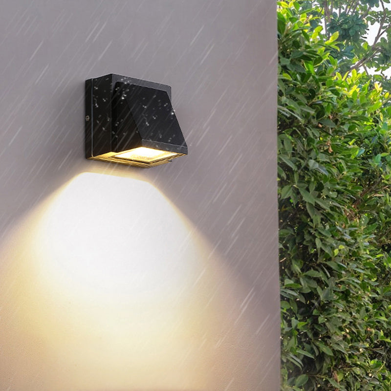 Moderne Aluminium -Wandleuchte geometrische 1 Lichtwandwaschung für Schlafzimmer