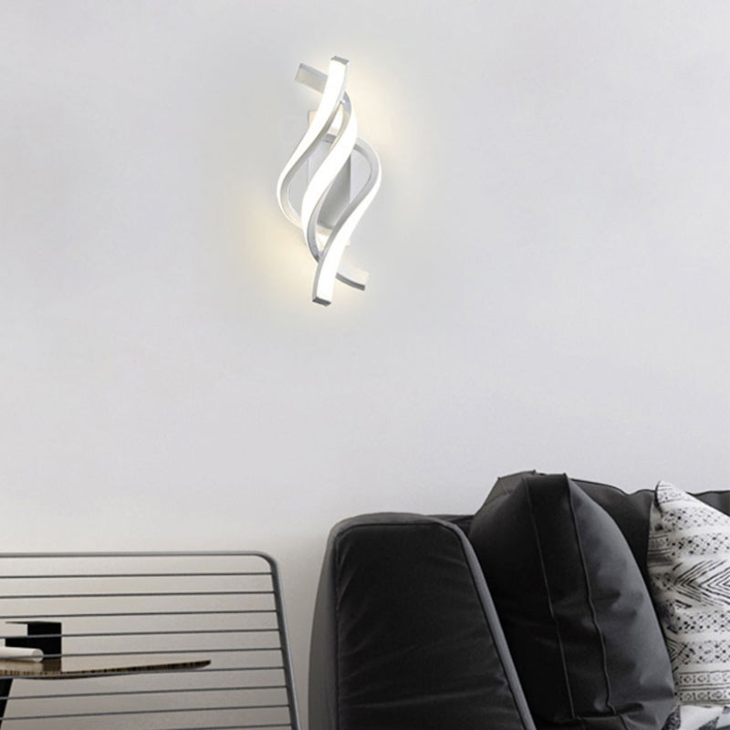 Nordischer Metall Wandleuchte lineare LED -Wandleuchte für Wohnzimmer