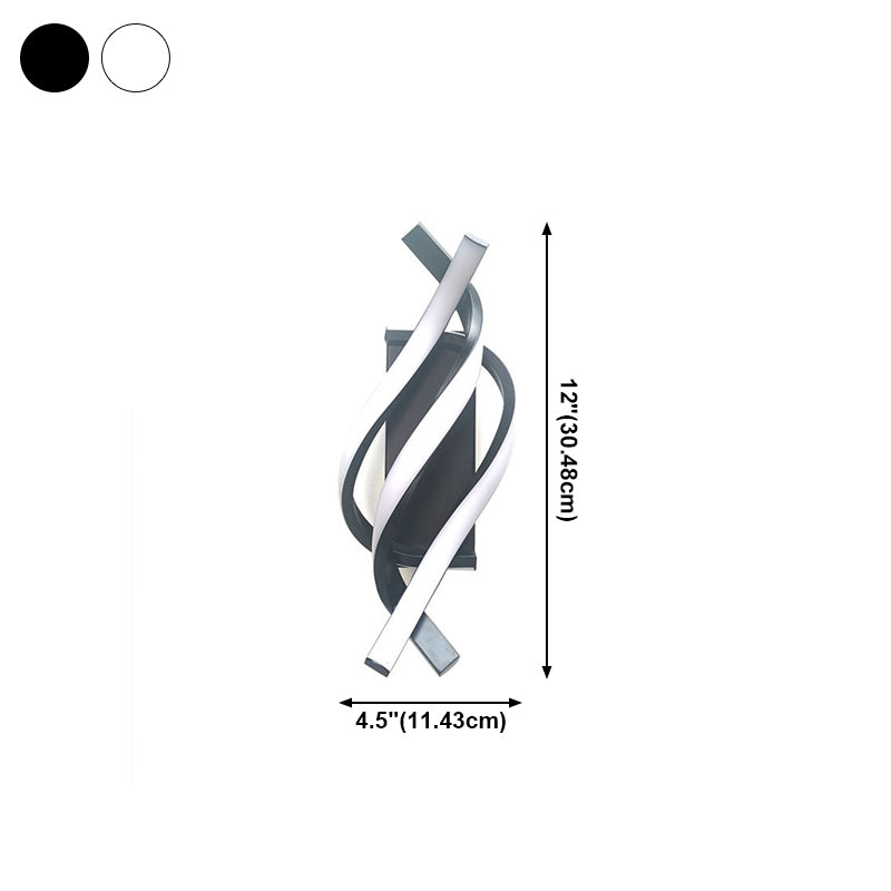 Nordischer Metall Wandleuchte lineare LED -Wandleuchte für Wohnzimmer