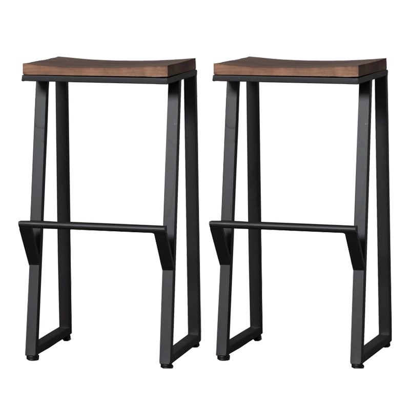 Taburete de bar de metal de estilo moderno con cafetería taburete de bar simple