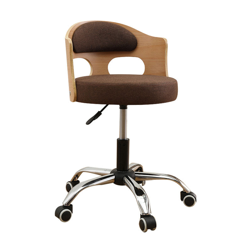 Industrial Style Bar-stool Round Seat with Adjustable Height Barstool for Kitchen