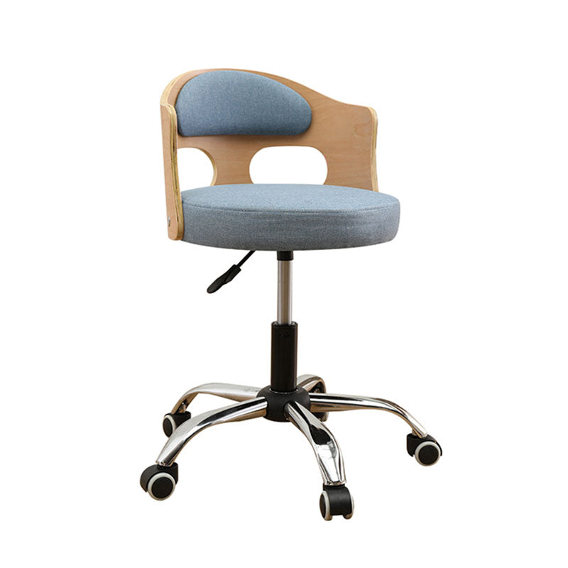 Industrial Style Bar-stool Round Seat with Adjustable Height Barstool for Kitchen
