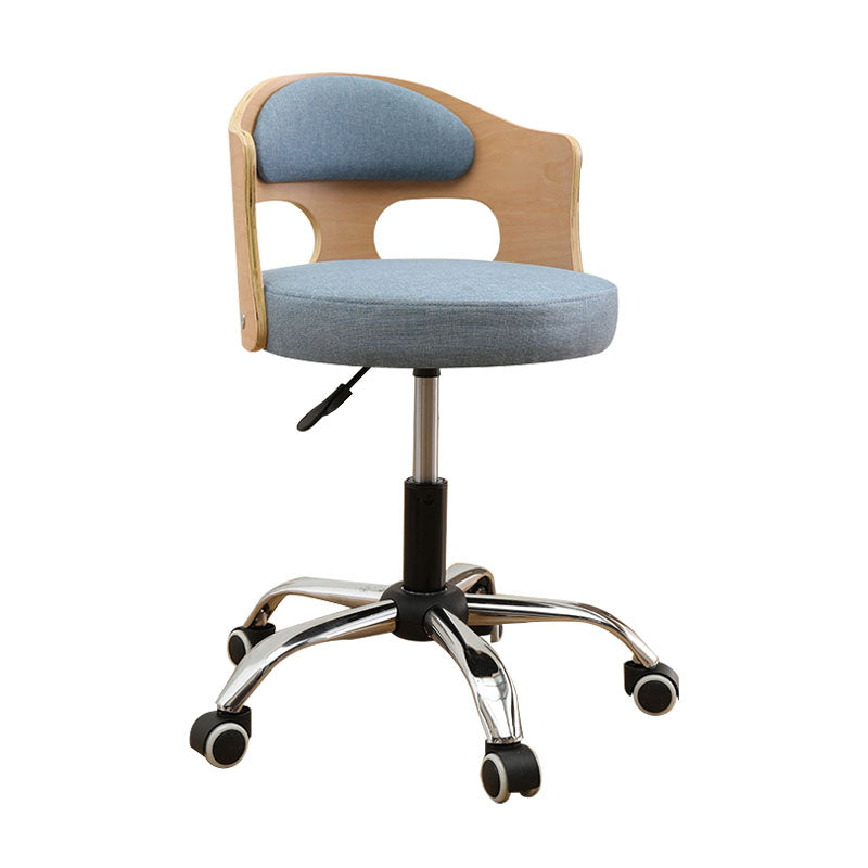 Industrial Style Bar-stool Round Seat with Adjustable Height Barstool for Kitchen