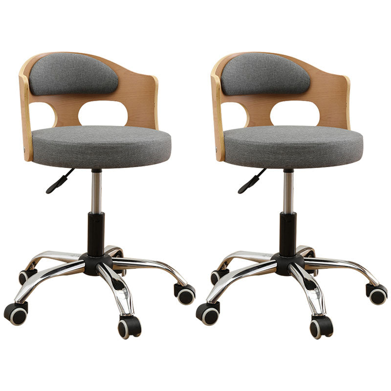 Industrial Style Bar-stool Round Seat with Adjustable Height Barstool for Kitchen