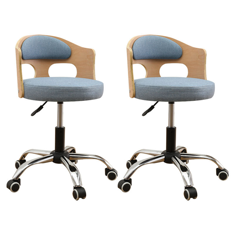 Industrial Style Bar-stool Round Seat with Adjustable Height Barstool for Kitchen