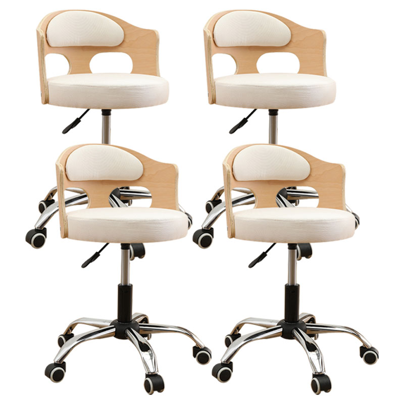 Industrial Style Bar-stool Round Seat with Adjustable Height Barstool for Kitchen