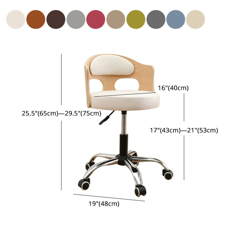 Industrial Style Bar-stool Round Seat with Adjustable Height Barstool for Kitchen