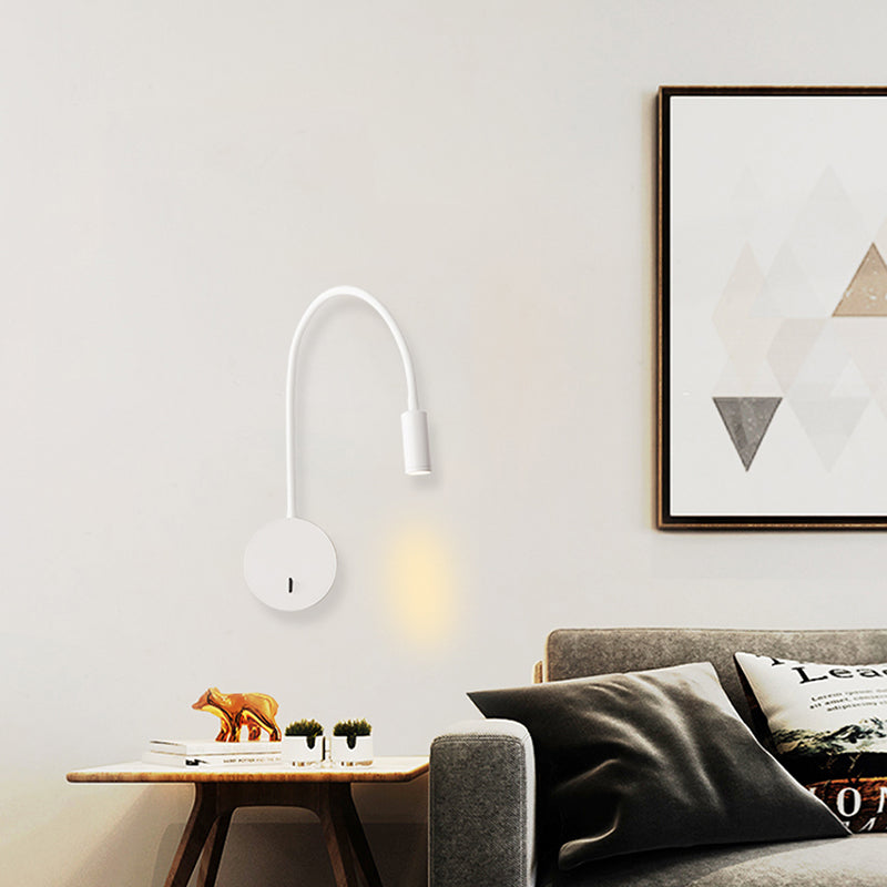 Geometric Shape Metal Reading Wall Lighting Modern 1 Light Wall Mounted Lighting