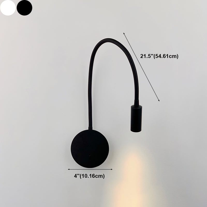 Geometric Shape Metal Reading Wall Lighting Modern 1 Light Wall Mounted Lighting