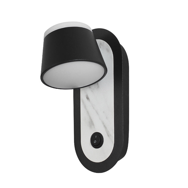 Geometric Shape Metal Reading Wall Lighting Modern Style 1-Light Wall Mount Lighting