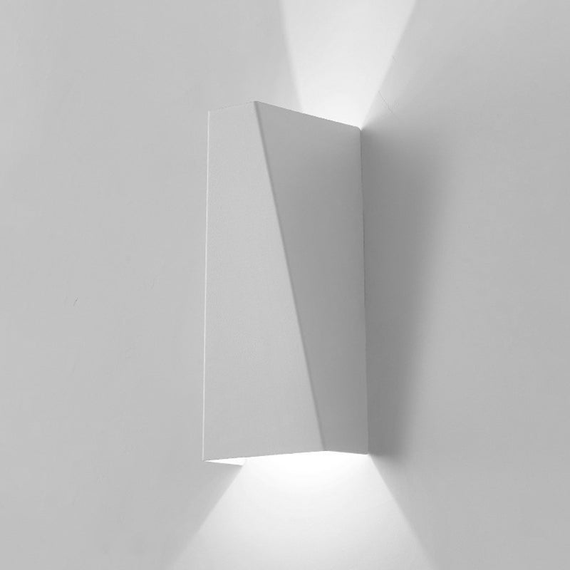 Éclairage mural en métal de forme géométrique moderne 2 lumières Éclairage mural
