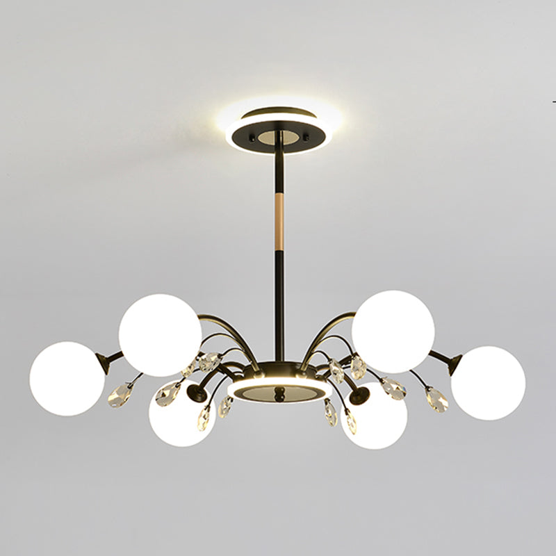 SPERICO SPENDANTE BIFE MODERNO MODERNO LUCI AMPIONI PER LA SOGGIO