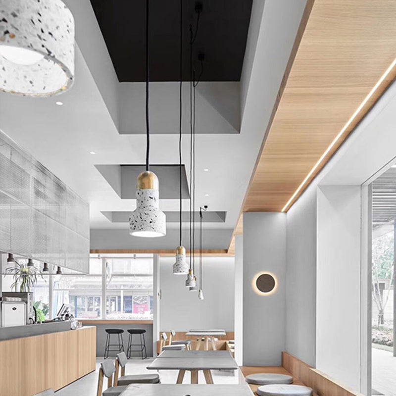 Ciment Fashit Lampe Hanging Lights Modern Style 1 Light Pendant Light pour salle à manger
