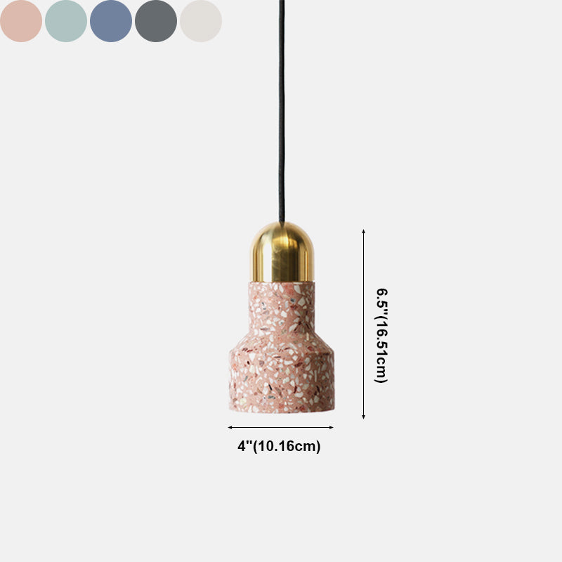 Ciment Fashit Lampe Hanging Lights Modern Style 1 Light Pendant Light pour salle à manger