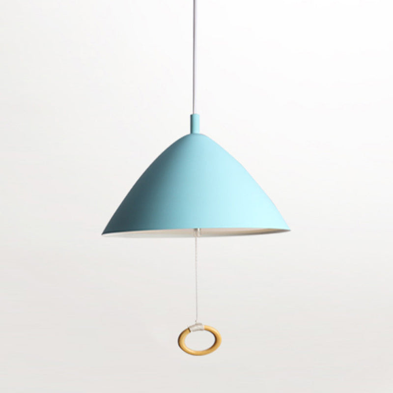 Éclairage suspendu en forme de cône MACARON MACARON MÉTAL 1 PENDANT LEIL