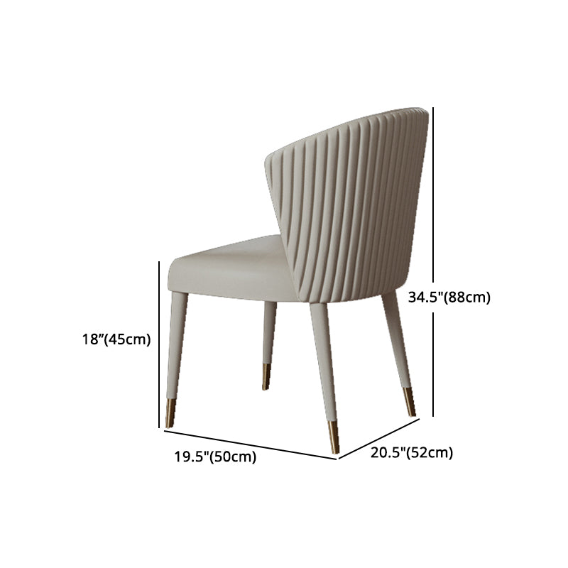 Modern 1/4/5/7 Pieces Round Dining Set Sintered Stone Dining Table Set with Leather Chairs