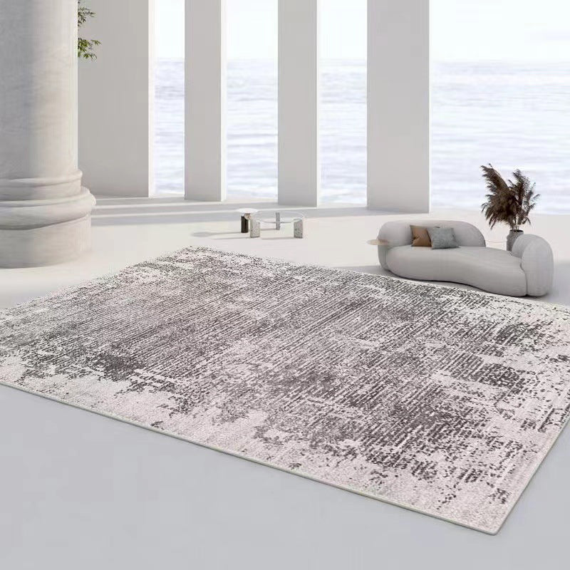 Brown Graphic Rug Polyester Casual Rug Non-Slip Backing Rug for Drawing Room