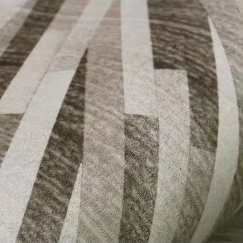 Tapis graphique moderne marron tapis résistant aux taches pour décoration domestique