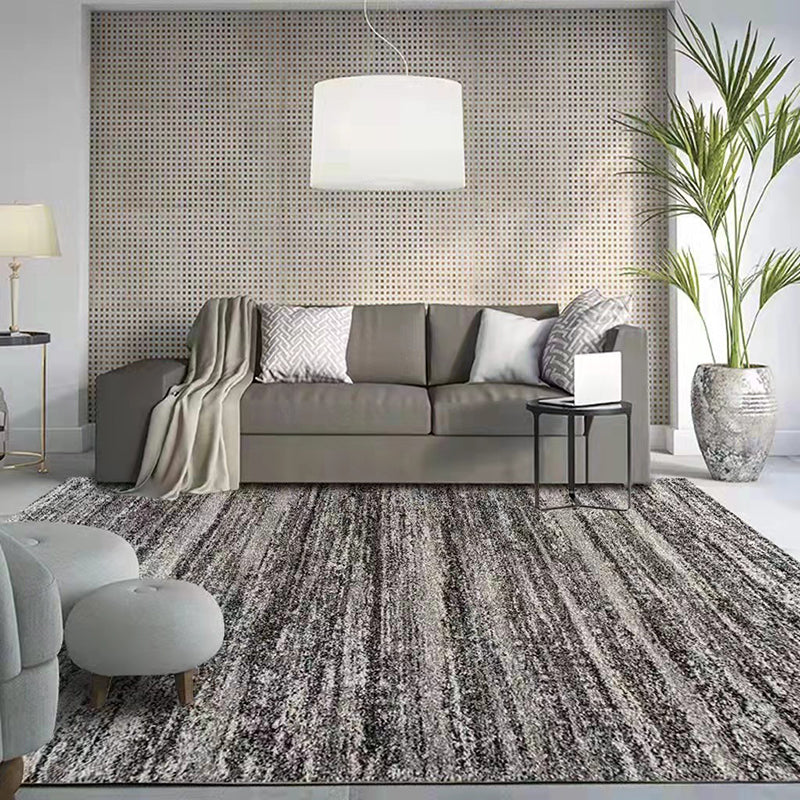 Brown Modern Teppich Polyester Grafik Teppich Färbung widerstandsfähiger Teppich für die Heimdekoration