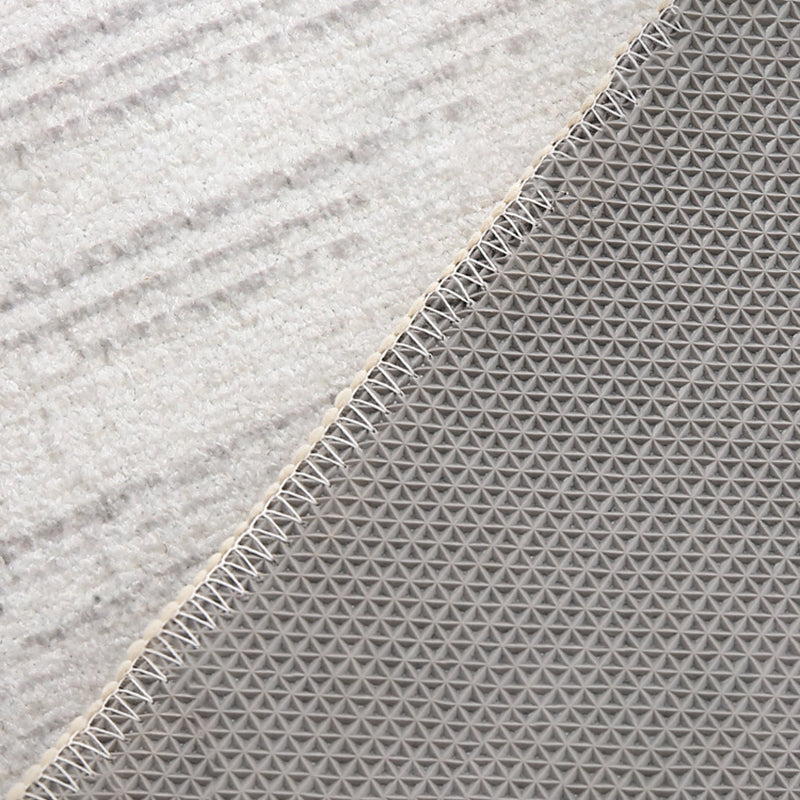 Grauer moderner Teppich Polyester Streifenbereich Teppichwaschmaschine für die Heimdekoration