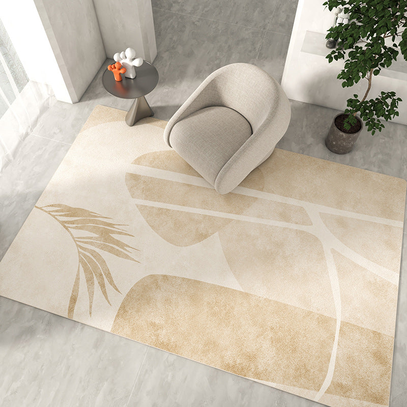 Grauer moderner Teppich Polyester Streifenbereich Teppichwaschmaschine für die Heimdekoration