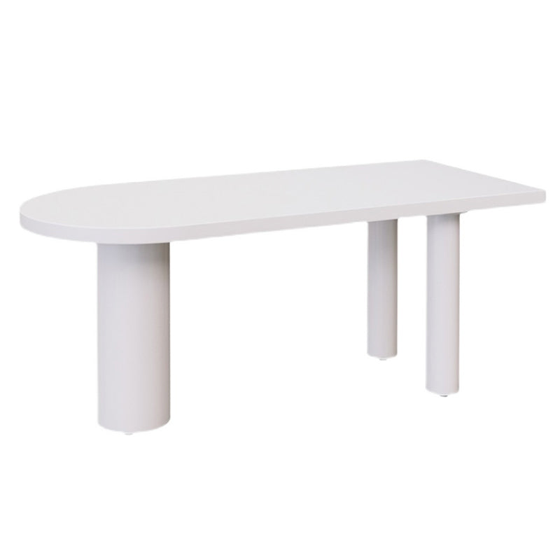 Solid Wood Modern Freeform Table Pine Wood Top Table for Dining Room and Kitchen
