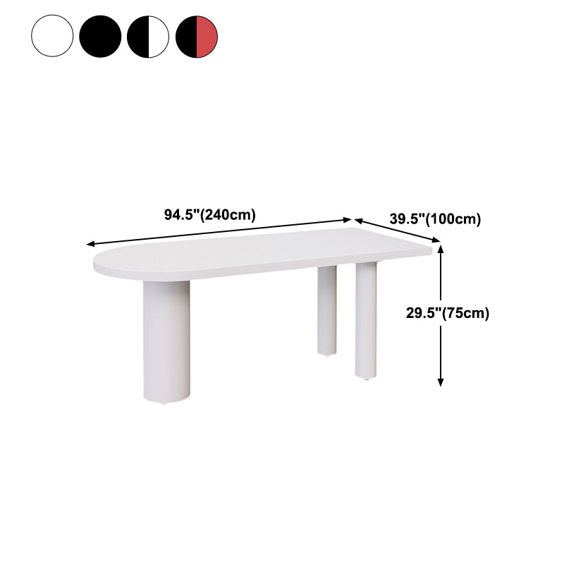 Solid Wood Modern Freeform Table Pine Wood Top Table for Dining Room and Kitchen