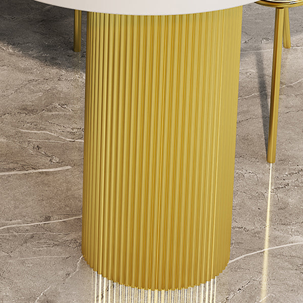Metalen eigentijdse eettafel met vrij gevormd grenen massief houten blad
